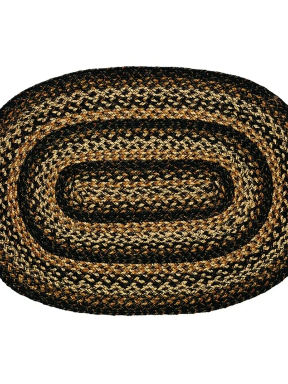 Black Forest Braided Jute Rug 27 in x 48 in